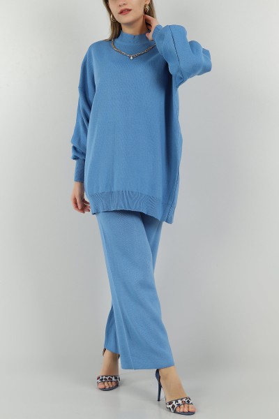 Mavi Tunik Pantolon Triko İkili Takım 147137