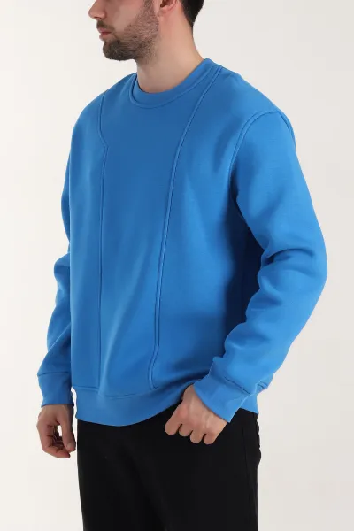 mavi-uc-ip-sardonlu-bisiklet-yaka-erkek-sweatshirt-410904