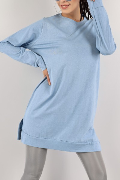 mavi-yani-yirtmacli-suprem-tunik-122367