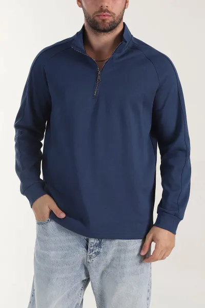 mavi-yarim-fermuarli-dik-yaka-erkek-sweatshirt-404802