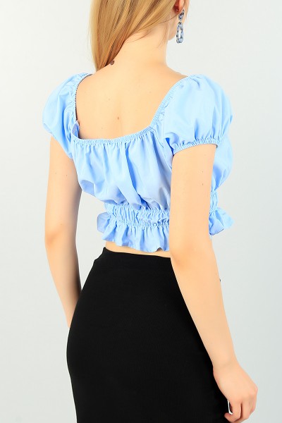 Mavi Yeni Sezon Poplin Bluz 71272