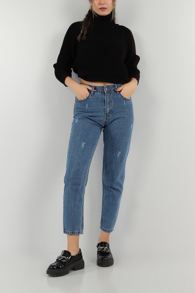 mavi-yuksek-bel-mom-kot-pantolon-148458