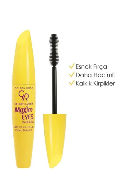 Maxim Eyes Mascara - Black - Belirginleştrici ve Hacim Veren Maskara 400222