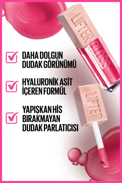 Maybelline New York Lifter Gloss Nemlendirici Dudak Parlatıcısı- 24 Bubblegum 233155