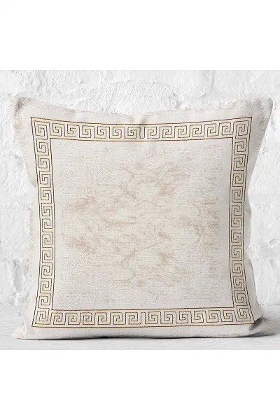 43x43 Dijital Baskılı Fermuarlı Modern Kırlent Kılıfı 333798