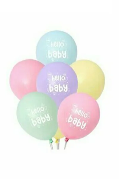 Hello Baby Karışık 10'lu Balon 303867
