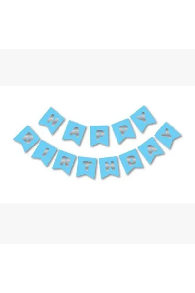 Mavi Silver Happy Yaldızlı Banner 303445