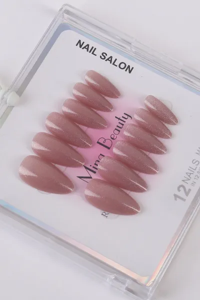 Mina Beauty Cat Eyes Sedefli Takma Tırnak 483529