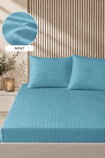 mint-bella-home-160x200-cm-cift-kisilik-cizgili-saten-carsaf-seti-483018