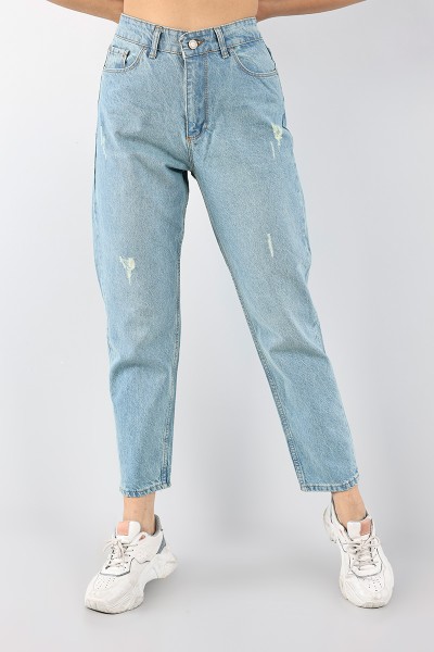 Mint Lazerli Mom Kot Pantolon 96305