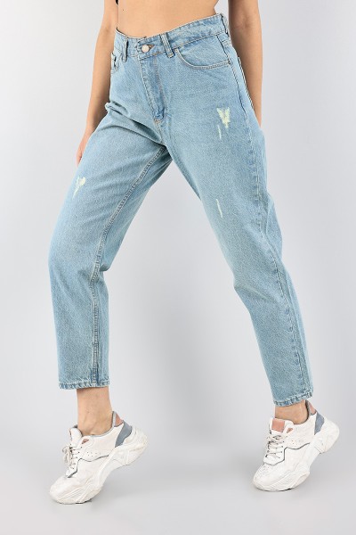 Mint Lazerli Mom Kot Pantolon 96305