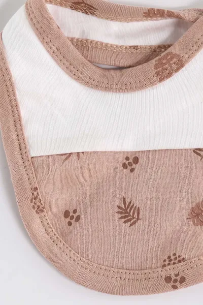 Mocha (0-6 Ay) Nakışlı 5'li Kız Bebek Zıbın Seti 485334