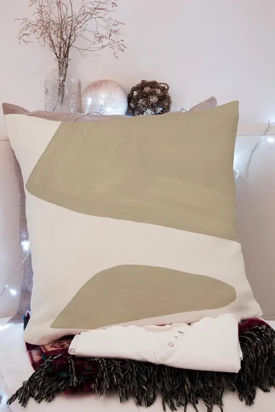 43x43 Dijital Baskılı Fermuarlı Modern Kırlent Kılıfı 308695