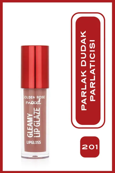Mood Gleamy Lip Glaze Lipgloss - 201 Nude Kiss - Renkli Dudak Parlatıcısı 406615