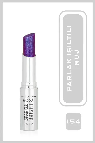 Mood Sparkle Bright Lipstick - 154 Violet Fizz  -Işıltılı Ruj 406662