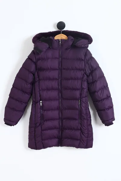 mor-11-14-yas-kapuson-peluslu-ici-kurklu-kiz-cocuk-mont-309319