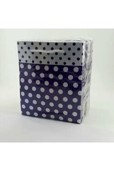 Mor 14*17 Puantiyelli 5'li Çanta 302876