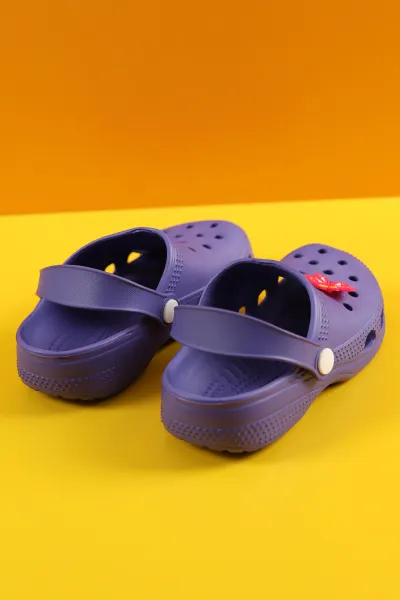 Mor (31-35) Figürlü Eva Çocuk Terlik & Sandalet 258929