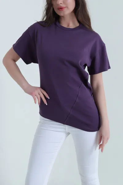 mor-asimetrik-kesim-bisiklet-yaka-interlok-kadin-tisort-454676