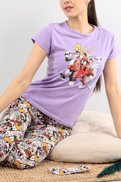 mor-baskili-bayan-pijama-takimi-92091