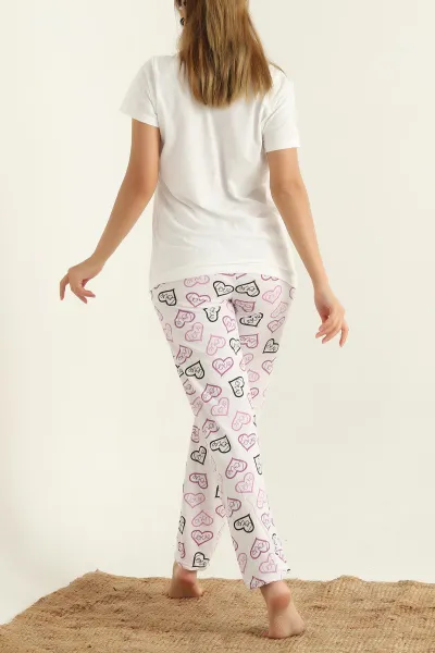 Mor Baskılı Süprem Pijama Takımı 288924