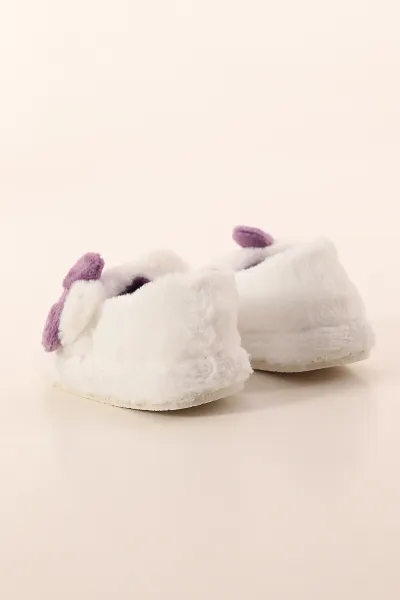 Mor Ekru ( 30 - 35 ) Peluş Figürlü Kız Çocuk Panduf 391084