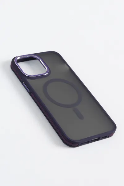 Mor İPhone 13 Pro Max Uyumlu Style Serisi Soft Tpu Slikon Telefon Kılıfı 349233