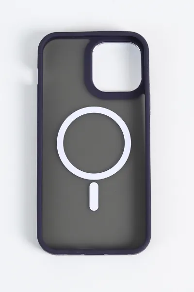 Mor İPhone 13 Pro Max Uyumlu Style Serisi Soft Tpu Slikon Telefon Kılıfı 349233