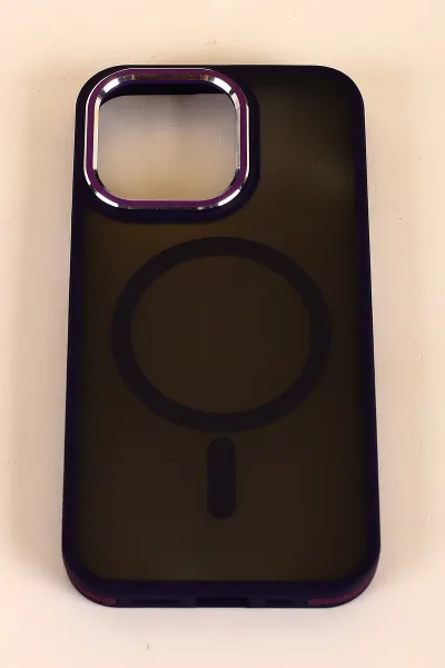 Mor İPhone 13 Pro Uyumlu Style Serisi Soft Tpu Slikon Telefon Kılıfı 375329
