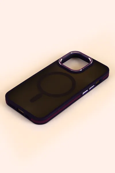 Mor İPhone 13 Pro Uyumlu Style Serisi Soft Tpu Slikon Telefon Kılıfı 375329