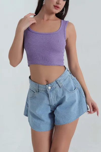 Mor Kare Yaka Crop Atlet 378101