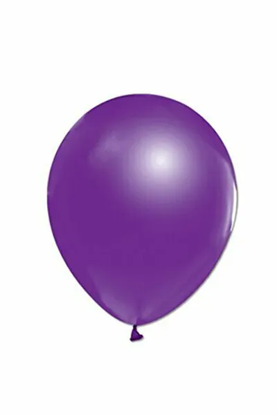 violet-12-metalik-balon-10lu-301357