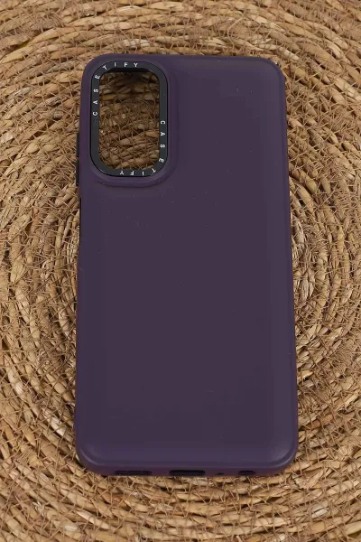 Mor Samsung A05S Uyumlu Kabarcık Serisi Şık Silikon Telefon Kılıfı 404056