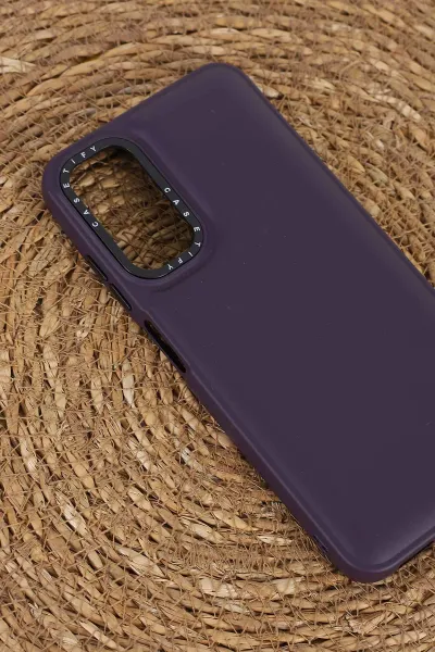 Mor Samsung A05S Uyumlu Kabarcık Serisi Şık Silikon Telefon Kılıfı 404056
