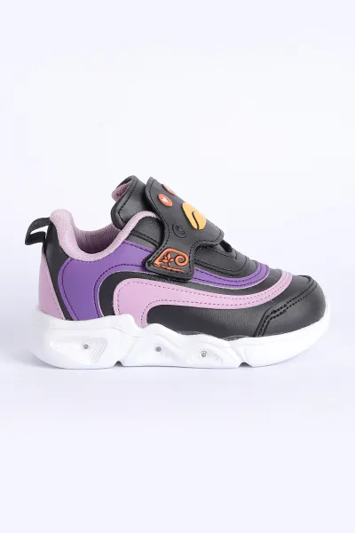 mor-siyah-22-25-bebe-isikli-seritli-kalin-taban-bebek-spor-ayakkabi-304465