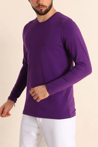 mor-slim-fit-likrali-basic-erkek-sweatshirt-234978