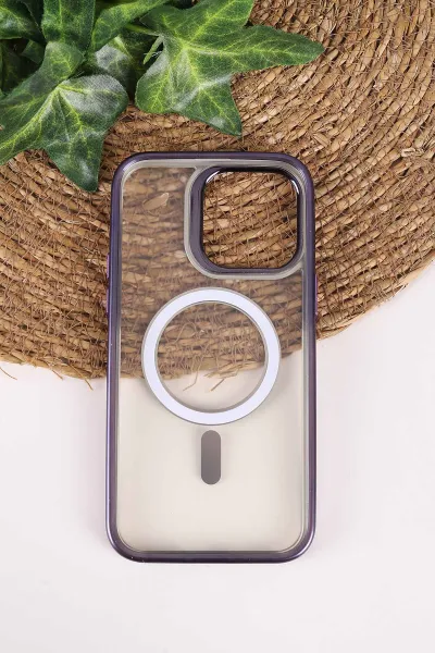 Mor TeknoCase İphone 14 Pro Max Uyumlu Believe Serisi Lens Hediyeli Silikon Telefon Kılıfı 472505