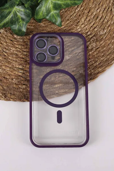mor-teknocase-iphone-14-pro-max-uyumlu-clear-lux-case-serisi-lens-hediyeli-sert-silikon-telefon-kilifi-430714