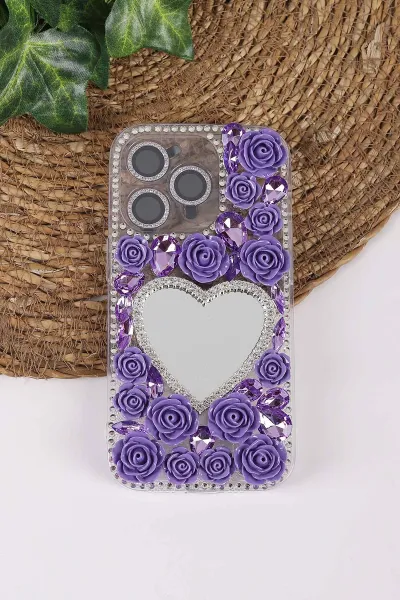 mor-teknocase-iphone-14-pro-uyumlu-beauty-case-serisi-lens-hediyeli-premium-sert-silikon-telefon-kilifi-430430