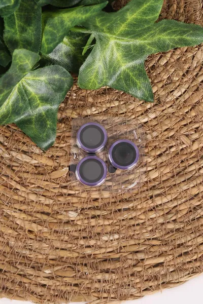 Mor TeknoCase İphone 15 Pro Uyumlu Believe Serisi Lens Hediyeli Silikon Telefon Kılıfı 472515