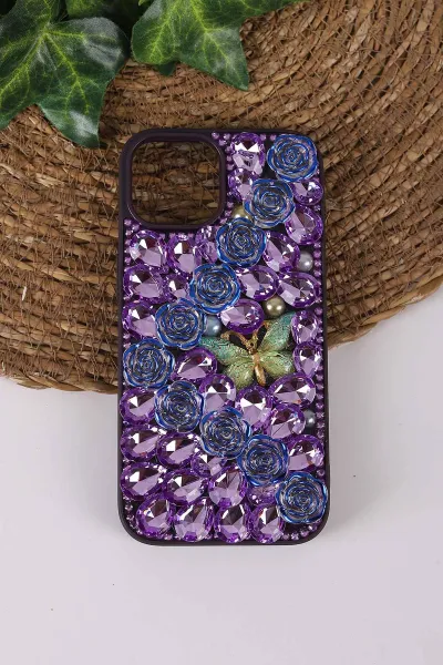 mor-teknocase-iphone-15-uyumlu-daisy-case-serisi-tasli-vakumlu-sert-silikon-telefon-kilifi-431062
