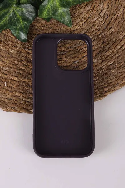Mor TeknoCase İPhone 16 Pro Uyumlu Daisy Case Serisi Taşlı Vakumlu Sert Silikon Telefon Kılıfı 431091