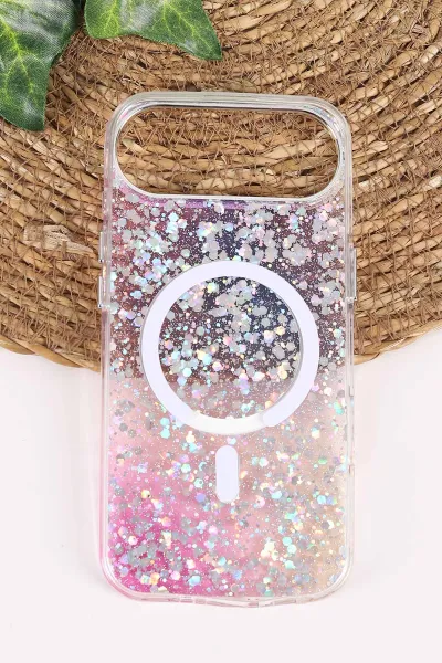 Mor TeknoCase İPhone 17 Air Uyumlu Sortie Diamond Case Serisi Sert Silikon Telefon Kılıfı 458021