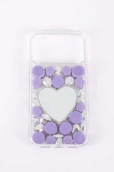 Mor TeknoCase İPhone 17 Pro Max Uyumlu Beauty Case Serisi Lens Hediyeli Premium Sert Silikon Telefon Kılıfı 430471