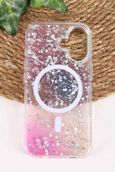 Mor TeknoCase İPhone 17 Uyumlu Sortie Diamond Case Serisi Sert Silikon Telefon Kılıfı 458008