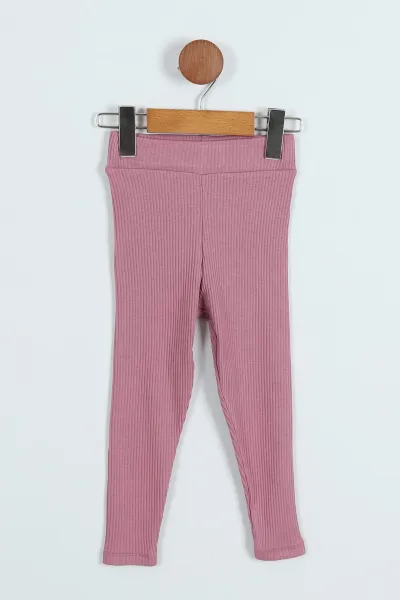 Mürdüm (3-7 Yaş) Crop Fitilli Kız Çocuk Takım 265336