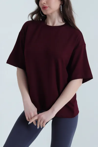 murdum-bisiklet-yaka-oysho-kadin-tisort-450462