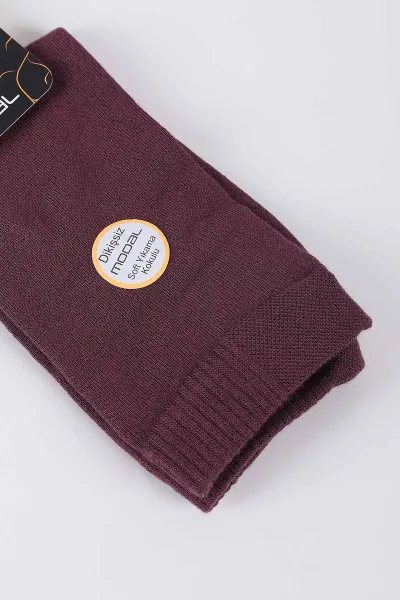 Mürdüm Dört Mevsim Unisex Modal Çorap (36-40) 423048