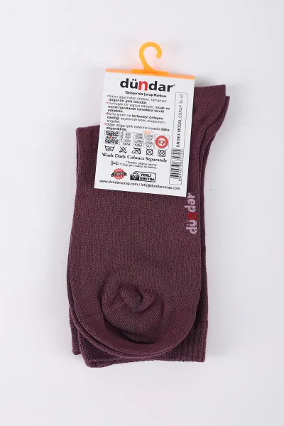 Mürdüm Dört Mevsim Unisex Modal Çorap (36-40) 423048