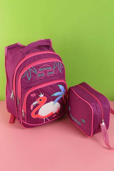 murdum-pelus-flamingo-kabartma-desenli-beslenme-cantali-ikili-sirt-cantasi-seti-288991